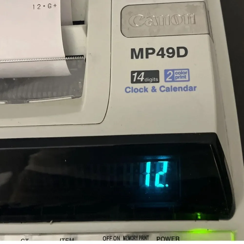 Canon MP49D Printing Calculator